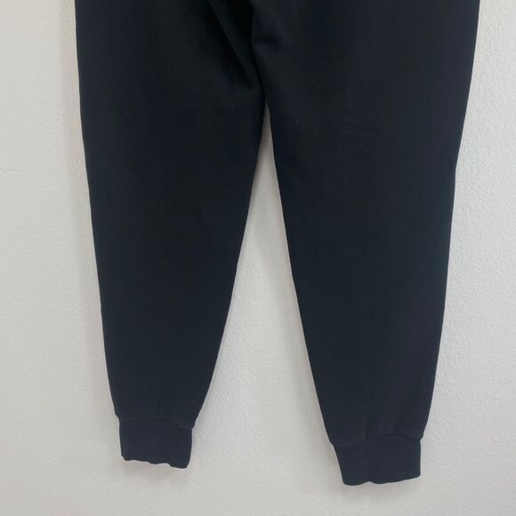 Puma Black Joggers Gym Fleece Sweat Pants Men XL Cotton Drawstring Waist Cuffs - Picture 12 of 14